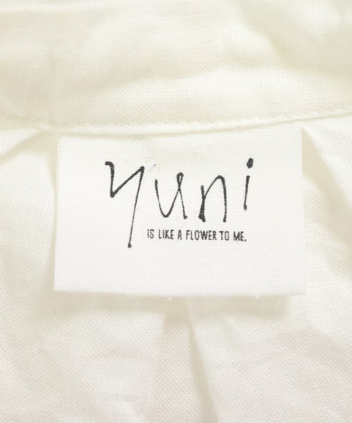 yuni（ユニ）ブラウス 白 サイズ:F レディース/2200680471086