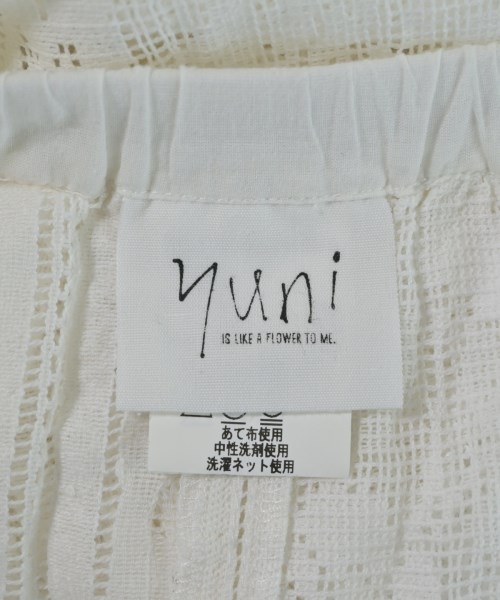 yuni（ユニ）ロング・マキシ丈スカート 白 サイズ:F レディース/2200674299306