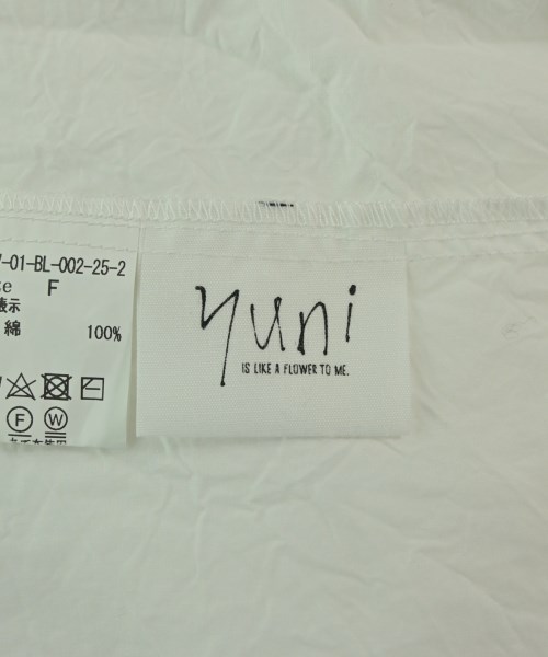 yuni（ユニ）カジュアルシャツ 白 サイズ:F レディース/2200696106095