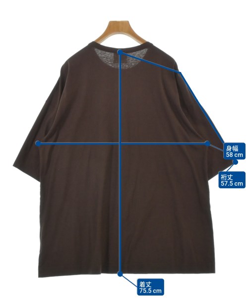 yuni（ユニ）Tシャツ・カットソー 茶 サイズ:F レディース/2200649374052