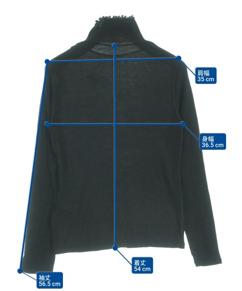 yuni（ユニ）Tシャツ・カットソー 黒 サイズ:F レディース/2200639466040