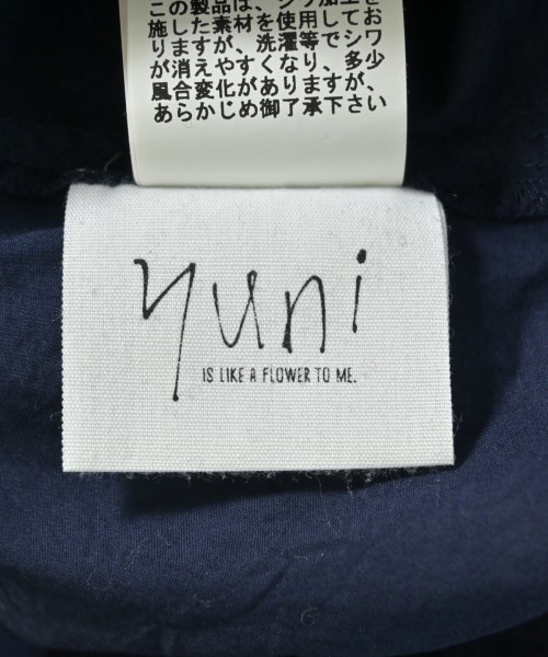 yuni（ユニ）シャツワンピース 紺 サイズ:F レディース/2200678979082