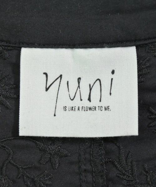 yuni（ユニ）シャツワンピース 黒 サイズ:F レディース/2200688871116