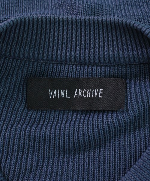 VAINL ARCHIVE（ヴァイナルアーカイブ）ニット・セーター 紺 サイズ:S