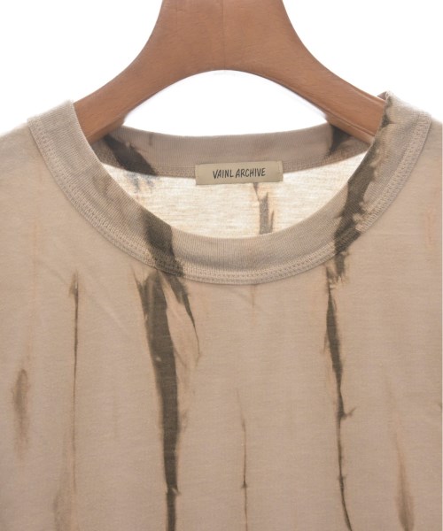 VAINL ARCHIVE（ヴァイナルアーカイブ）Tシャツ・カットソー ベージュ サイズ:M メンズ/2200481690167