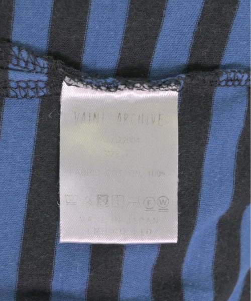VAINL ARCHIVE（ヴァイナルアーカイブ）Tシャツ・カットソー 青 サイズ:L メンズ/2200471958031