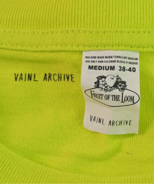 VAINL ARCHIVE（ヴァイナルアーカイブ）Tシャツ・カットソー 緑 サイズ:M メンズ/2200502576227