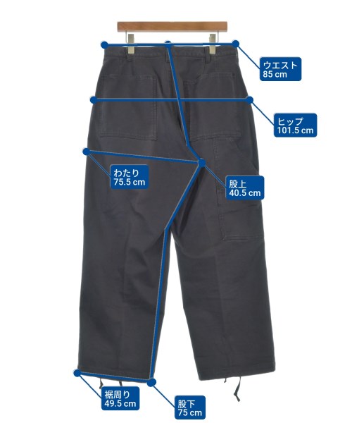 VAINL ARCHIVE（ヴァイナルアーカイブ）カーゴパンツ グレー サイズ:L メンズ/2200635565082