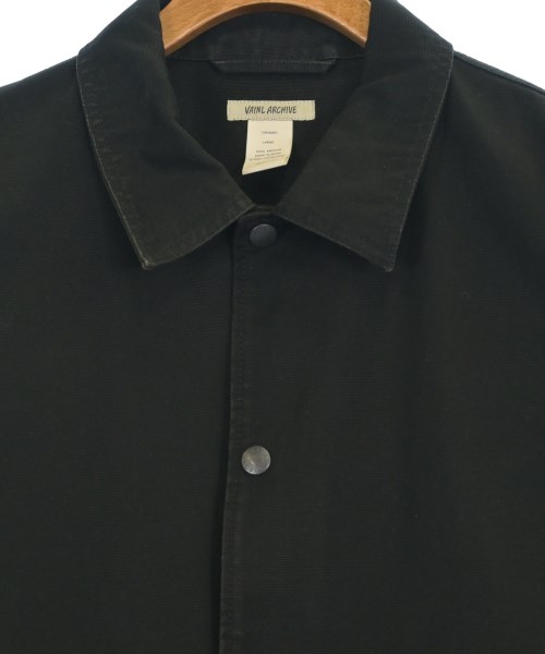 VAINL ARCHIVE（ヴァイナルアーカイブ）カバーオール 黒 サイズ:L メンズ/2200644019019