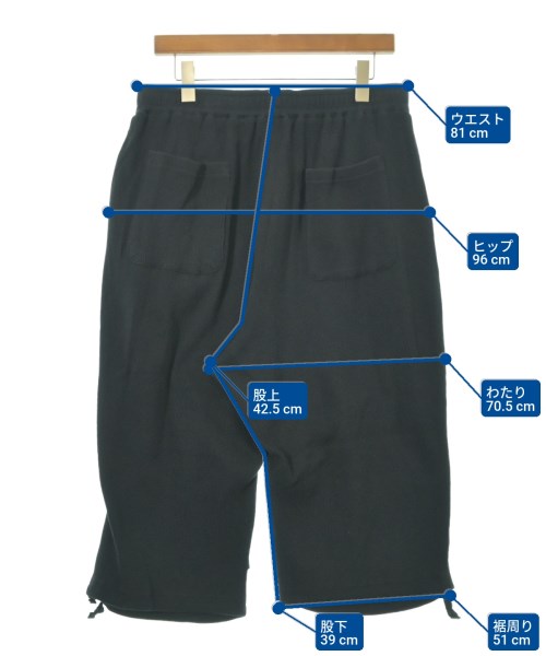 VAINL ARCHIVE（ヴァイナルアーカイブ）ショートパンツ 黒 サイズ:L メンズ/2200537107106