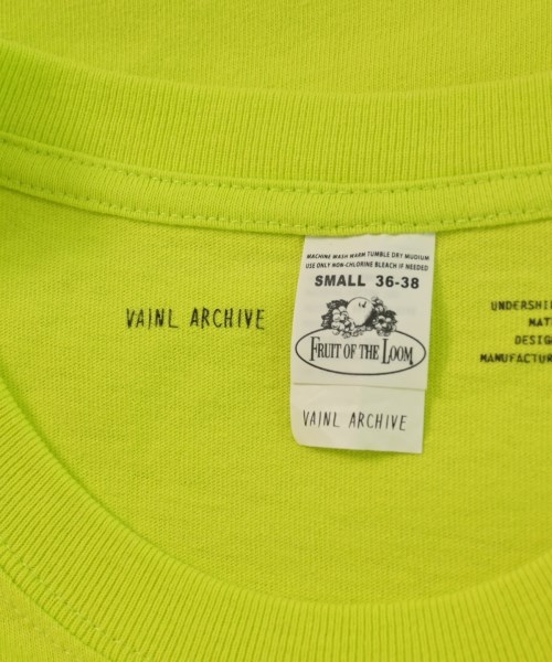 VAINL ARCHIVE（ヴァイナルアーカイブ）Tシャツ・カットソー 緑 サイズ:S メンズ/2200537164130