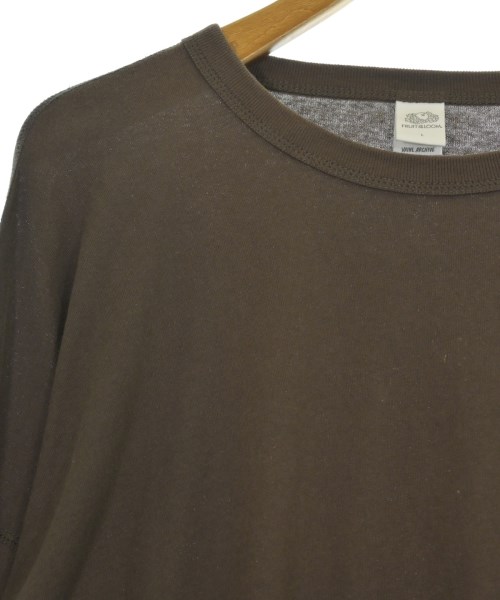 VAINL ARCHIVE（ヴァイナルアーカイブ）Tシャツ・カットソー 茶 サイズ:L メンズ/2200534807191