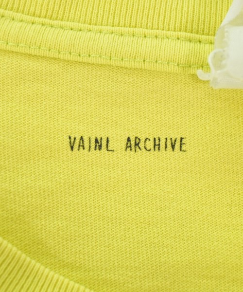 VAINL ARCHIVE（ヴァイナルアーカイブ）Tシャツ・カットソー 黄 サイズ:-(M位) メンズ/2200610919138