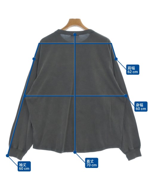 VAINL ARCHIVE（ヴァイナルアーカイブ）Tシャツ・カットソー グレー サイズ:L メンズ/2200619363024