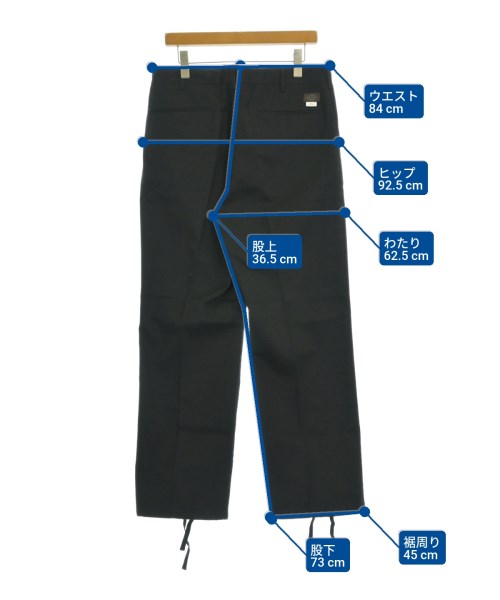 VAINL ARCHIVE（ヴァイナルアーカイブ）チノパン 黒 サイズ:L メンズ/2200673377074