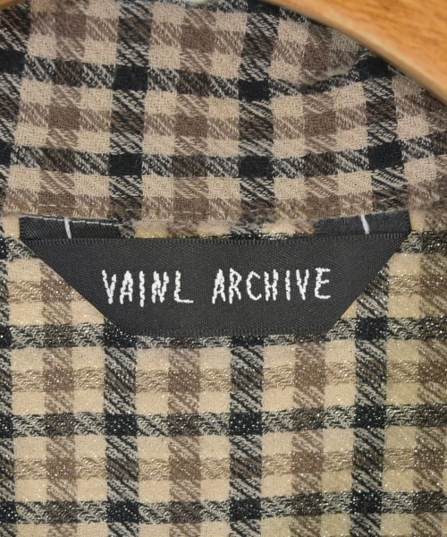 VAINL ARCHIVE（ヴァイナルアーカイブ）カジュアルシャツ ベージュ サイズ:M メンズ/2200670374014