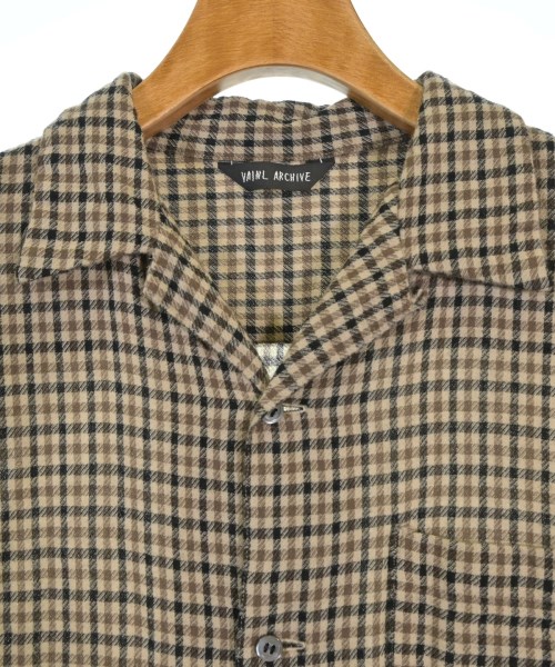 VAINL ARCHIVE（ヴァイナルアーカイブ）カジュアルシャツ ベージュ サイズ:M メンズ/2200670374014