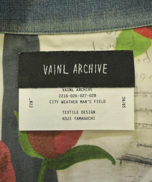 VAINL ARCHIVE（ヴァイナルアーカイブ）カジュアルシャツ その他（柄物・カラフル） サイズ:L メンズ/2200675263092