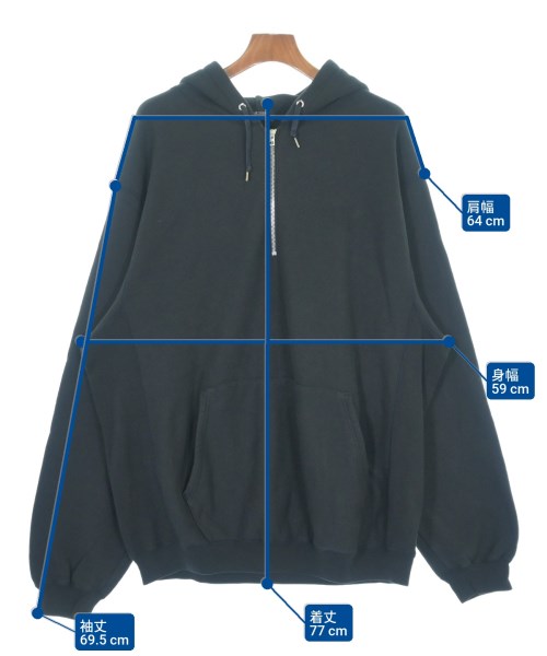 VAINL ARCHIVE（ヴァイナルアーカイブ）パーカー 黒 サイズ:L メンズ/2200680675040