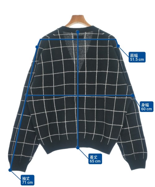 VAINL ARCHIVE（ヴァイナルアーカイブ）カーディガン 黒 サイズ:L メンズ/2200680675071