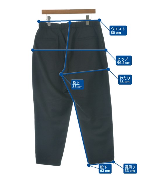 VAINL ARCHIVE（ヴァイナルアーカイブ）クロップドパンツ 黒 サイズ:L メンズ/2200680675149