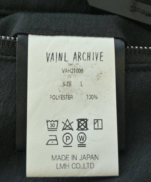 VAINL ARCHIVE（ヴァイナルアーカイブ）カーゴパンツ 黒 サイズ:L メンズ/2200680675156