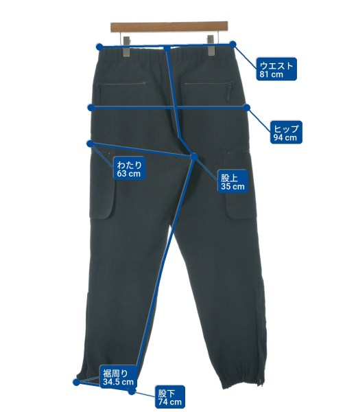 VAINL ARCHIVE（ヴァイナルアーカイブ）カーゴパンツ 黒 サイズ:L メンズ/2200680675156