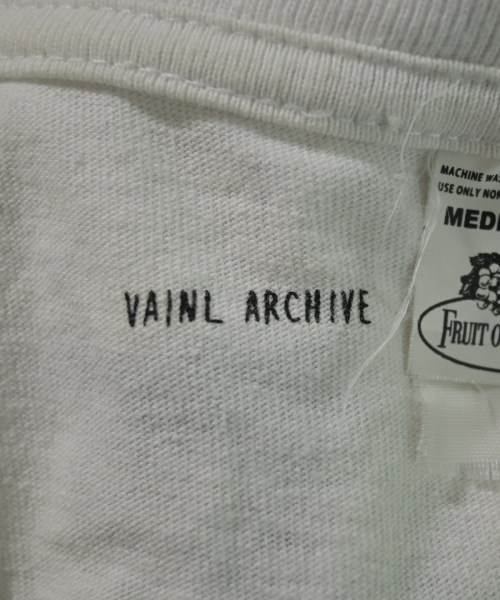 VAINL ARCHIVE（ヴァイナルアーカイブ）Tシャツ・カットソー 白 サイズ:M メンズ/2200699511124