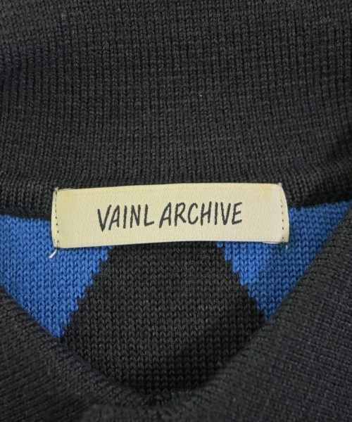VAINL ARCHIVE（ヴァイナルアーカイブ）ニット・セーター 青 サイズ:M メンズ/2200657618056