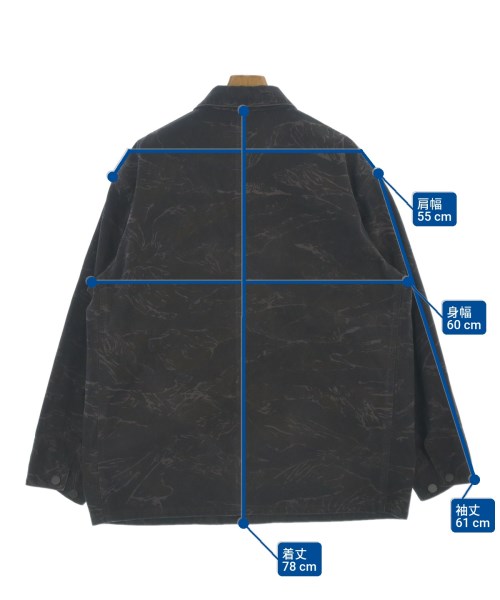 VAINL ARCHIVE（ヴァイナルアーカイブ）カバーオール 黒 サイズ:L メンズ/2200659558022