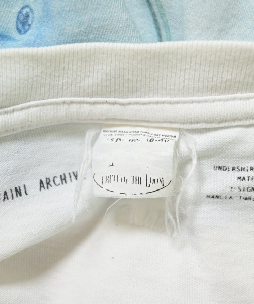 VAINL ARCHIVE（ヴァイナルアーカイブ）Tシャツ・カットソー 白 サイズ:M メンズ/2200716238140