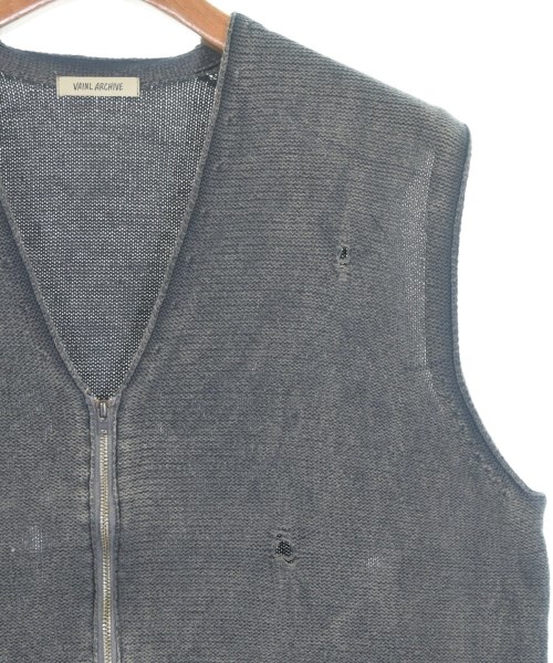 VAINL ARCHIVE（ヴァイナルアーカイブ）ベスト グレー サイズ:M メンズ/2200651252027