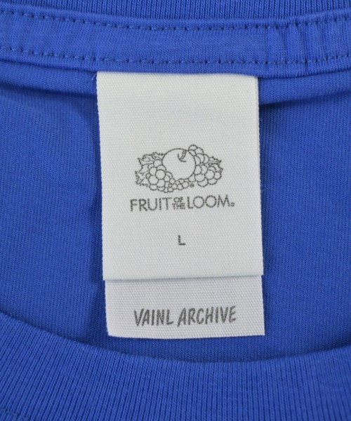 VAINL ARCHIVE（ヴァイナルアーカイブ）Tシャツ・カットソー 青 サイズ:L メンズ/2200685284032