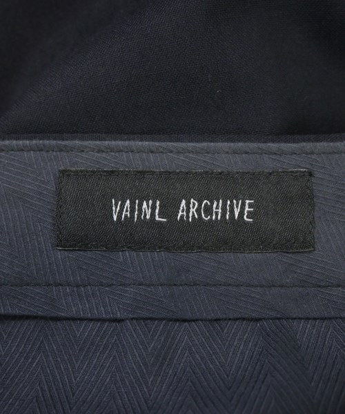 VAINL ARCHIVE（ヴァイナルアーカイブ）スラックス 紺 サイズ:S メンズ/2200682052153