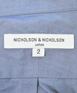 nicholson and nicholson（ニコルソンアンドニコルソン）ドレスシャツ 青 サイズ:2(M位) メンズ/2200682386265