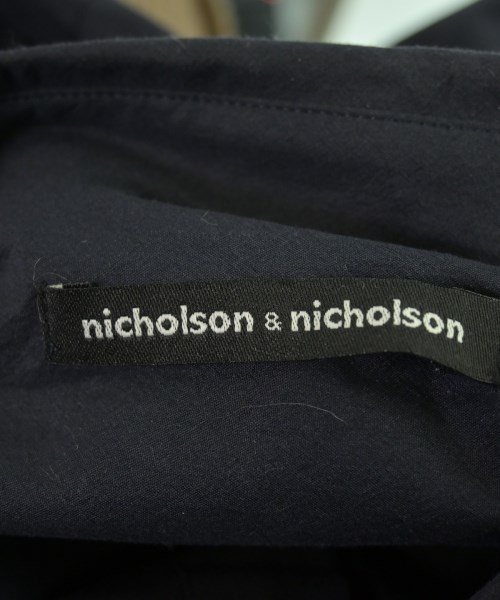 nicholson and nicholson（ニコルソンアンドニコルソン）カジュアルシャツ 紺 サイズ:38(M位) レディース/2200614274028
