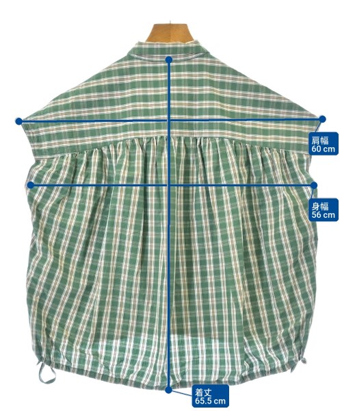 nicholson and nicholson（ニコルソンアンドニコルソン）ブラウス 緑 サイズ:38(M位) レディース/2200620548069