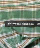 nicholson and nicholson（ニコルソンアンドニコルソン）ブラウス 緑 サイズ:38(M位) レディース/2200620548069
