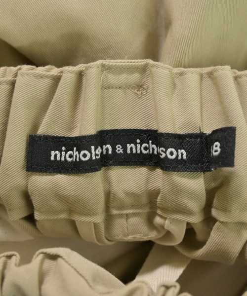 nicholson and nicholson（ニコルソンアンドニコルソン）チノパン ベージュ サイズ:38(M位) レディース/2200694185047