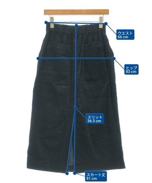 nicholson and nicholson（ニコルソンアンドニコルソン）ロング・マキシ丈スカート 黒 サイズ:38(M位) レディース/2200638312133