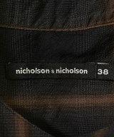 nicholson and nicholson（ニコルソンアンドニコルソン）カジュアルシャツ 黒 サイズ:38(M位) レディース/2200659112040