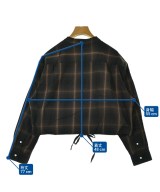 nicholson and nicholson（ニコルソンアンドニコルソン）カジュアルシャツ 黒 サイズ:38(M位) レディース/2200659112040