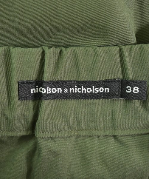 nicholson and nicholson（ニコルソンアンドニコルソン）ロング・マキシ丈スカート カーキ サイズ:38(M位) レディース/2200663558094