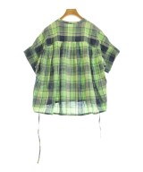 nicholson and nicholson（ニコルソンアンドニコルソン）ブラウス 緑 サイズ:38(M位) レディース/2200668102117