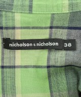 nicholson and nicholson（ニコルソンアンドニコルソン）ブラウス 緑 サイズ:38(M位) レディース/2200668102117