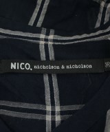 NICO,nicholson and nicholson（ニコニコルソンアンドニコルソン）カジュアルシャツ 紺 サイズ:36(S位) レディース/2200621306026