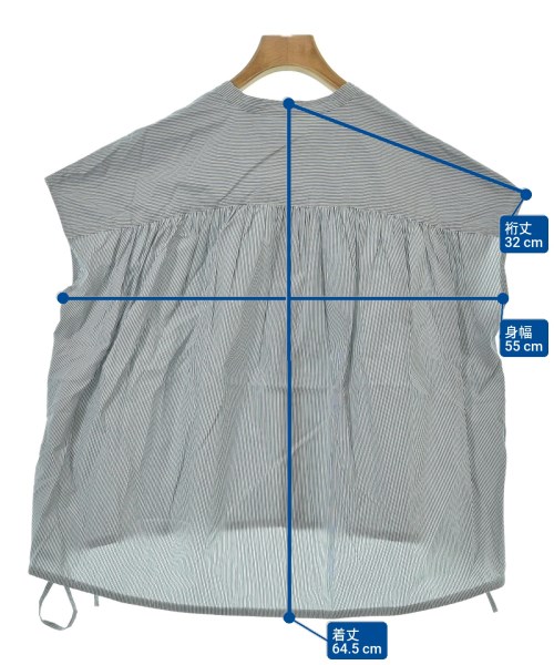 NICO,nicholson and nicholson（ニコニコルソンアンドニコルソン）カジュアルシャツ 紺 サイズ:F レディース/2200643830035