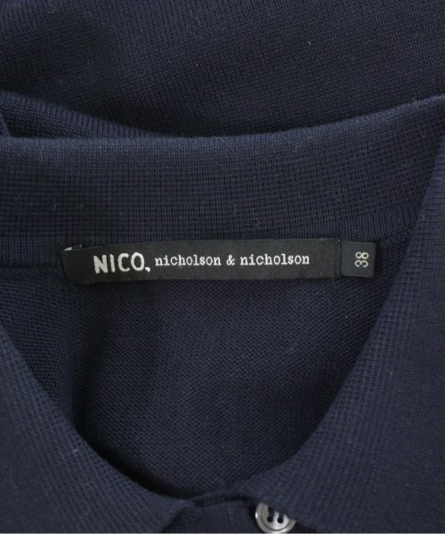 NICO,nicholson and nicholson（ニコニコルソンアンドニコルソン）ニット・セーター 紺 サイズ:38(M位) レディース/2200694185016