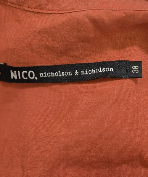 NICO,nicholson and nicholson（ニコニコルソンアンドニコルソン）カジュアルシャツ オレンジ サイズ:F レディース/2200692109038
