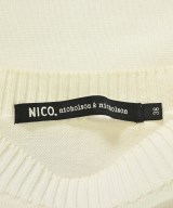 NICO,nicholson and nicholson（ニコニコルソンアンドニコルソン）ニット・セーター 白 サイズ:38(M位) レディース/2200694848126